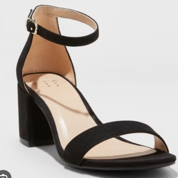 a new day Shoes - a new day Black Suede Heels